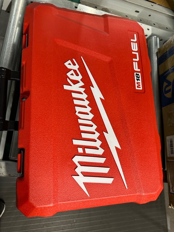 Photo 4 of Milwaukee Tool Case for M18 Fuel Drill and Impact kits 2997-22, 2999-22 White,Red CaseMilwaukee2997 0