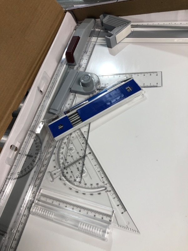 Photo 1 of Frylr Metric A3 Drawing Board Drafting Table Multifunctional Drawing Board Table with Clear Rule Parallel Motion and Angle Adjustable Measuring System