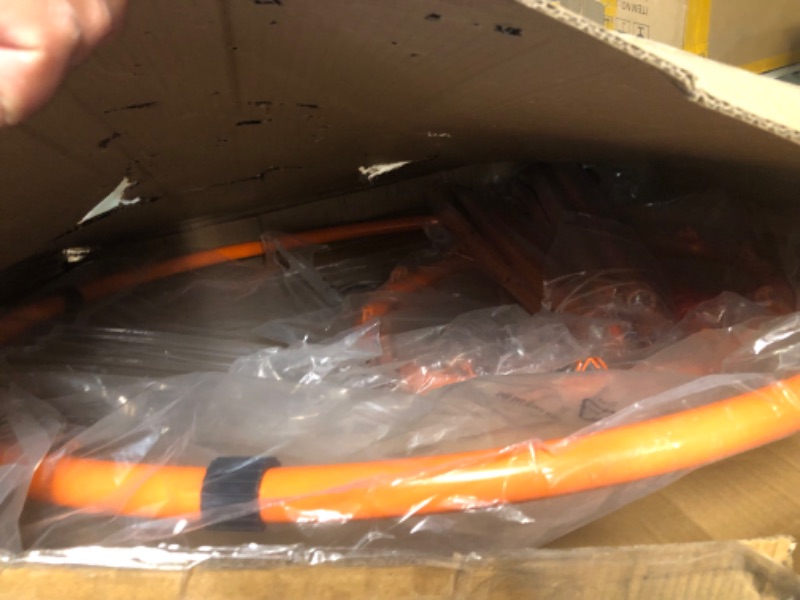 Photo 3 of S&S Worldwide Mini Basketball Goal. 4' High Steel System with Official Sized 18" Diameter Goal with Red, White & Blue Net. Great for Kids, Seated Players and Scooter Basketball.