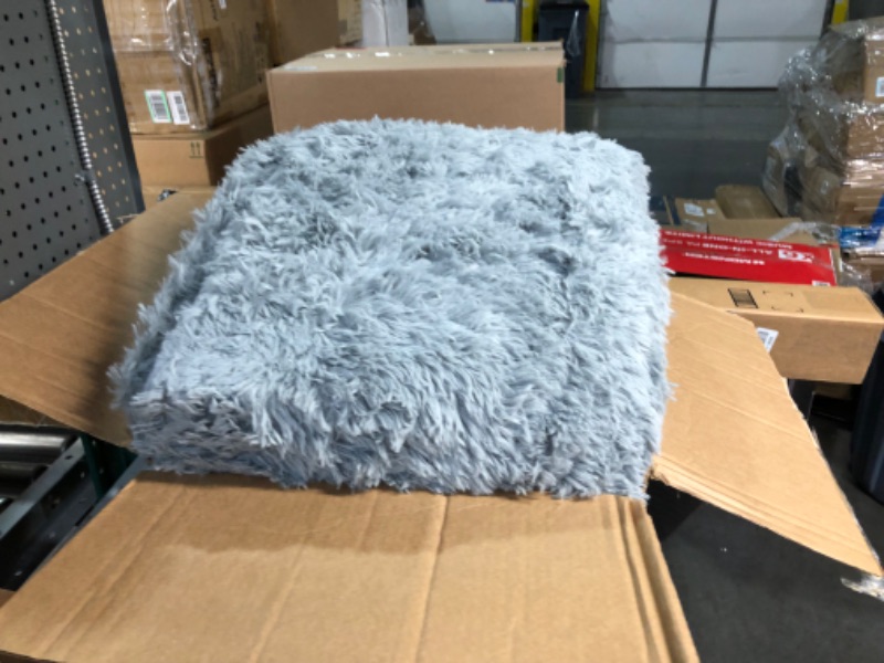 Photo 4 of Noahas Fluffy Grey Rug for Living Room 8x10 Area Rugs,Thick Plush Shag Rug,Large Living Room Rugs,Big Fuzzy Carpet,Shaggy Rugs for Bedroom,Soft Comfy Kids Rugs Nursery Rug Living Room Decor 8x10 Feet Grey