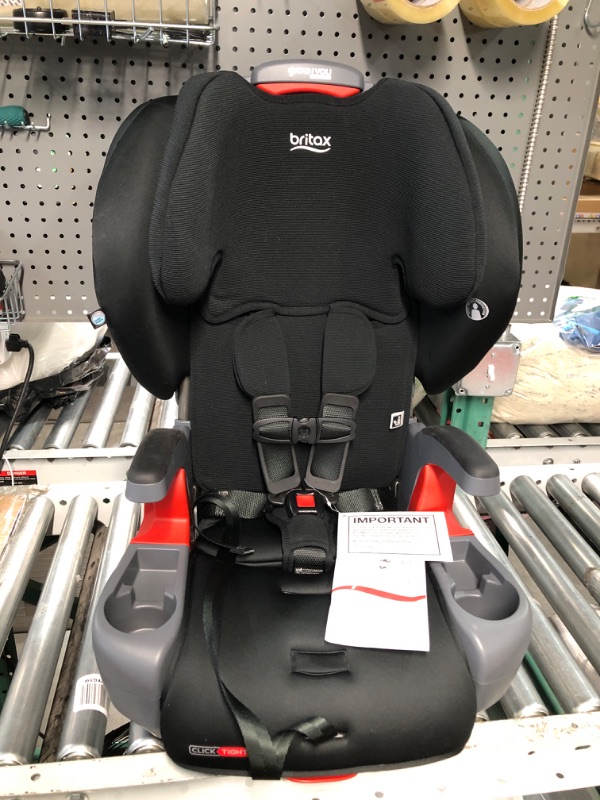 Photo 2 of Britax Grow with You ClickTight Harness-2-Booster Car Seat, 2-in-1 High Back Booster, Black Contour