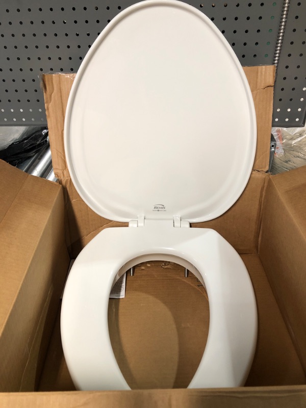 Photo 3 of *See Notes* Bemis Assurance 3" Raised Toilet Seat with Clean Shield, White