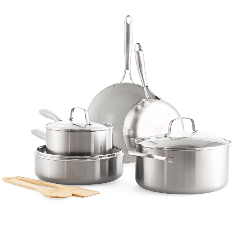 Photo 1 of *See Notes* GreenLife Tri-Ply Stainless Steel Healthy Ceramic Nonstick Pot (SINGLE POT)