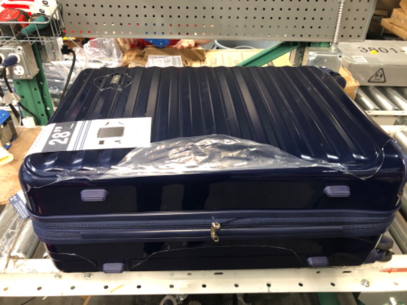 Photo 2 of Coolife Luggage Suitcase 3 Piece Set expandable (only 28”) ABS+PC Spinner suitcase with TSA Lock carry on 20 in 24in 28in (navy)