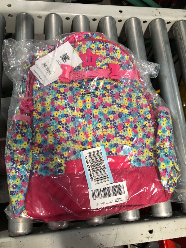 Photo 2 of **MISSING LUNCHBAG** J World New York Unisex Kid's Backpack with Lunch Bag Set, Floret, One Size