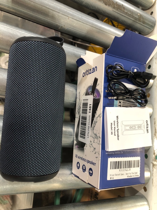 Photo 2 of USED - Bluetooth Speakers, Ortizan 40W Loud Stereo Portable Wireless Speaker, IPX7 Waterproof Shower Speakers