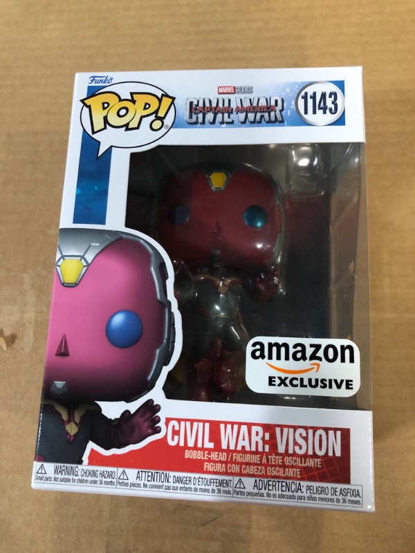 Photo 3 of Funko Pop! Marvel: Captain America: Civil War Build A Scene - Vision, Amazon Exclusive, Figure 1 of 12