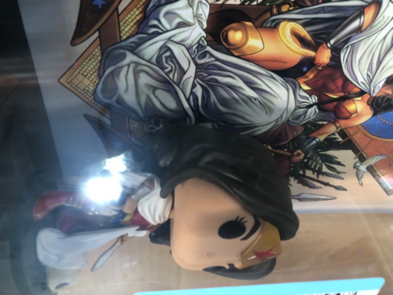 Photo 2 of Funko POP! Vinyl: Comic Cover - Wonder Woman Rebirth on Throne