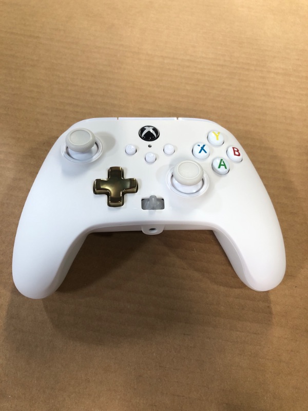 Photo 2 of USED - PowerA Enhanced Wired Controller for Xbox Series X|S/Xbox One - Mist/White