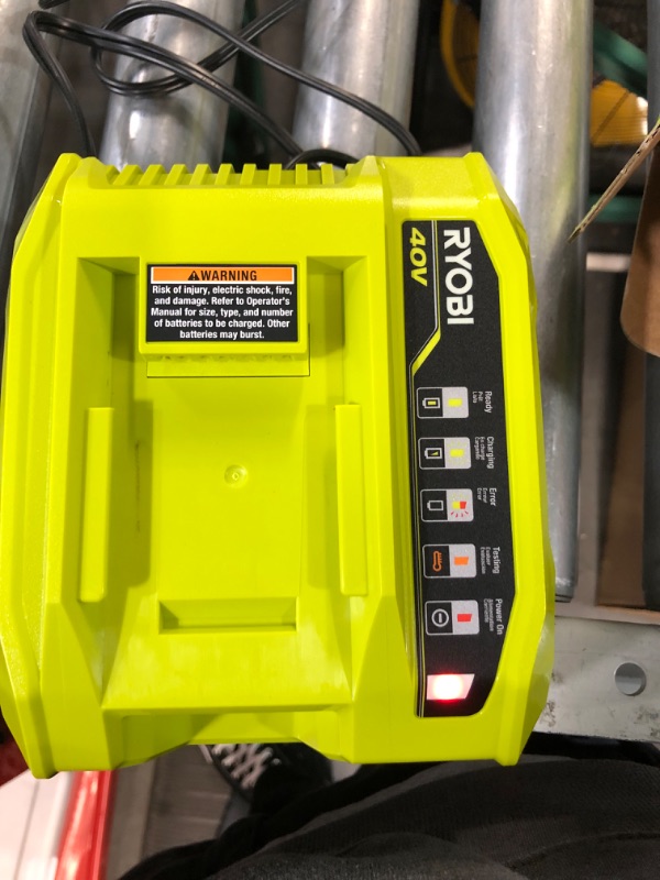 Photo 3 of RYOBI - 40V Lithium-Ion Rapid Charger - OP406AVNM