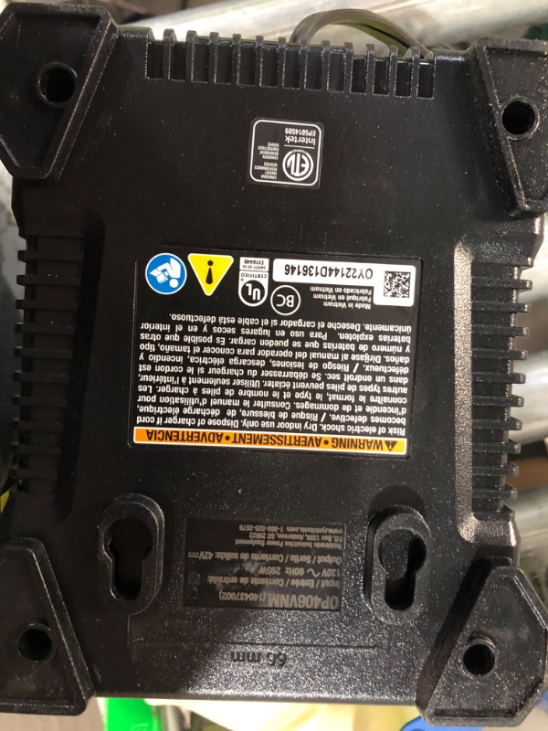 Photo 2 of RYOBI - 40V Lithium-Ion Rapid Charger - OP406AVNM