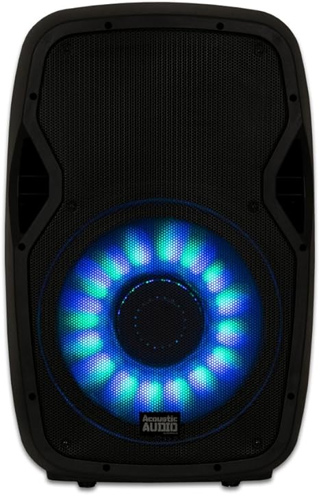 Photo 1 of USED - Acoustic Audio Battery Powered 8" Bluetooth Speaker with LED Display and Wireless Mic