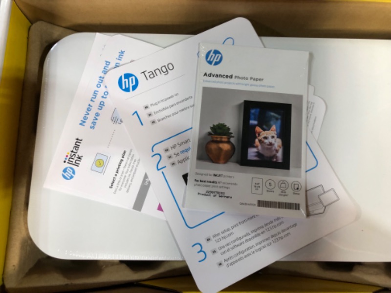 Photo 3 of HP - Tango Wireless Instant Ink Ready Inkjet Printer - Wisp Gray