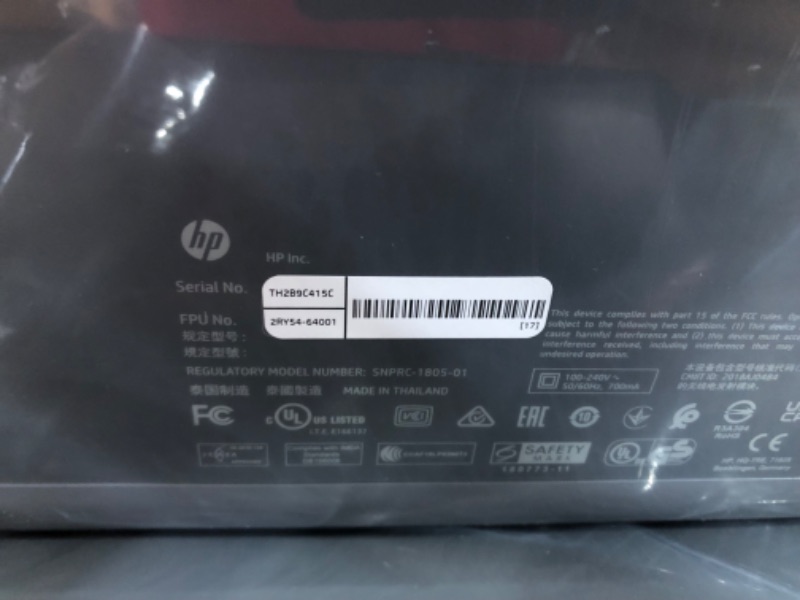 Photo 2 of HP - Tango Wireless Instant Ink Ready Inkjet Printer - Wisp Gray