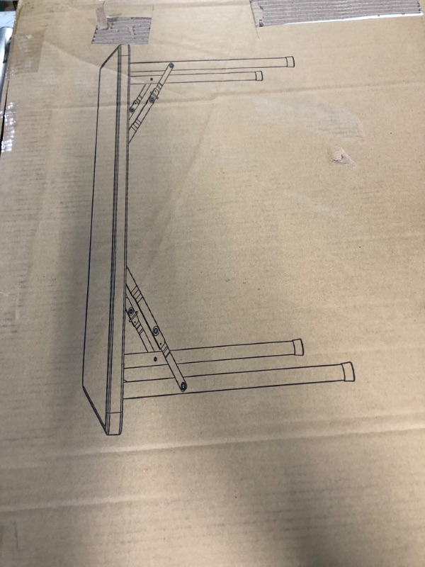 Photo 3 of USED - Alera ALEPT36SW 36 in. x 36 in. x 29.25 in. Square Plastic Folding Table - black