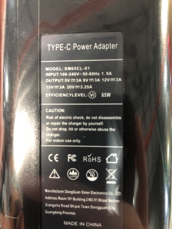 Photo 1 of  Power Cord Dell Laptop Charger Replacement