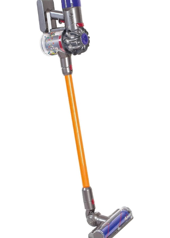 Photo 1 of Casdon 68702 Dyson Cordless Vacuum Interactive Toy for Children Aged 3+, Purple and Orange