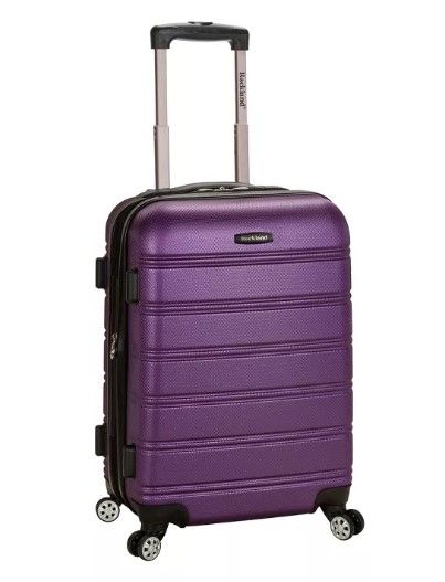 Photo 1 of ***DAMAGED - SEE NOTES***
Rockland Melbourne Hardside Expandable Spinner Wheel Luggage, Purple, Carry-On 24 inches