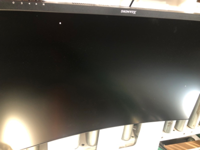 Photo 2 of XGaming 27 Inch Curved Gaming Monitor 144Hz/165Hz,QHD 2560 x 1440p 2K Computer PC Monitor HDR 16:9 Wide Display,FreeSync,1ms Response,1500R Curved Eye Care Screen Built-in Speakers,HDMI DisplayPort 27 inch Curved Monitor 165Hz QHD