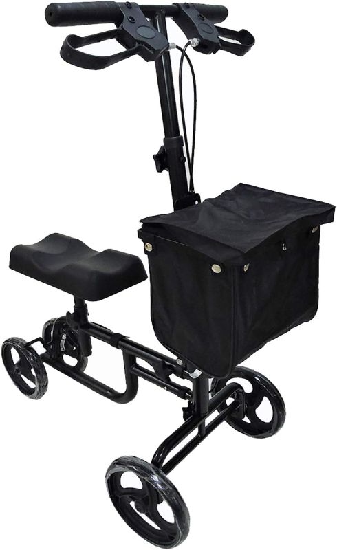 Photo 1 of **SEE NOTES**
Knee Scooter Economy Steerable Knee Walker, with Adjustable Kneeling Pad Handlebar & Storage Bag for Ankle Foot Leg Injuries, Knee Walker for Kids Adults
