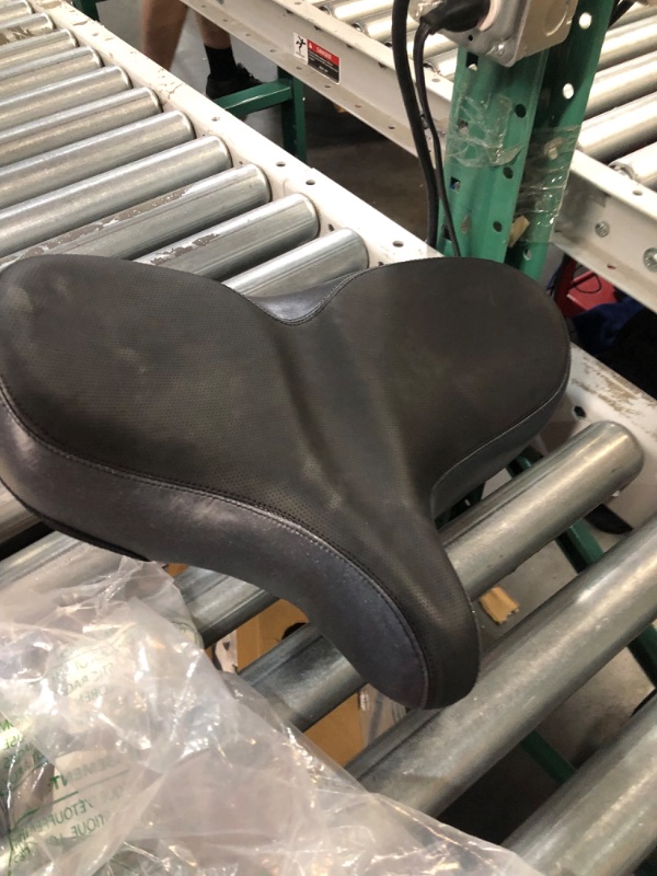 Photo 1 of **USED/DIRTY**
X WING Adult Wide Bike Saddle Replacement Seat with Foam Padded Comfort Cushion for Women and Men on City, Electric, Stationary, Exercise Bicycles & Beach Cruisers Mega