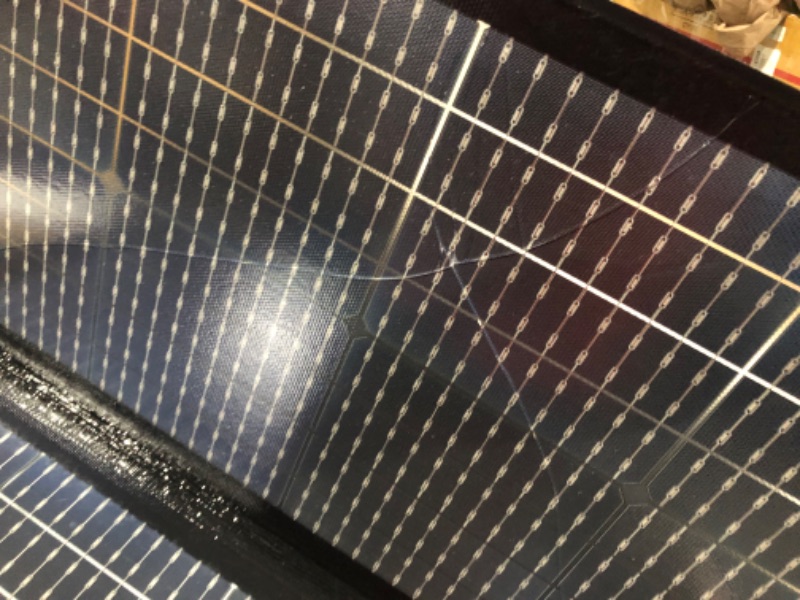 Photo 1 of **USED/SLIGHTLY DIRTY**
EF ECOFLOW 220Watt Bifacial Foldable Solar Panel, Complete with Adjustable Kickstand, Waterproof IP68 & Durable for Off The Grid Living 220W SOLAR PANEL
