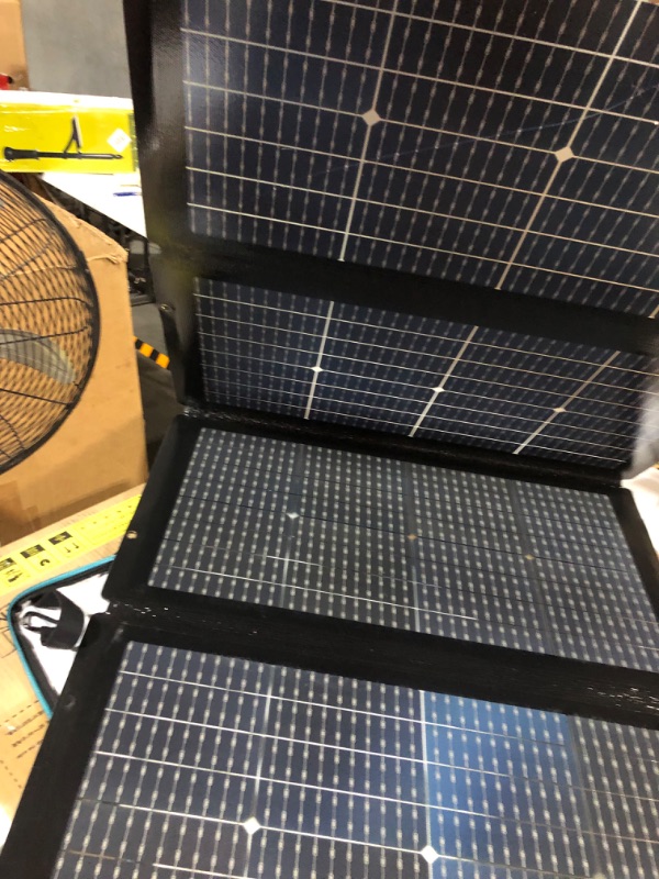 Photo 6 of **PARTS ONLY-MAJOR DAMAGE SEE NOTES*
EF ECOFLOW 220Watt Bifacial Foldable Solar Panel, Complete 220W SOLAR PANEL