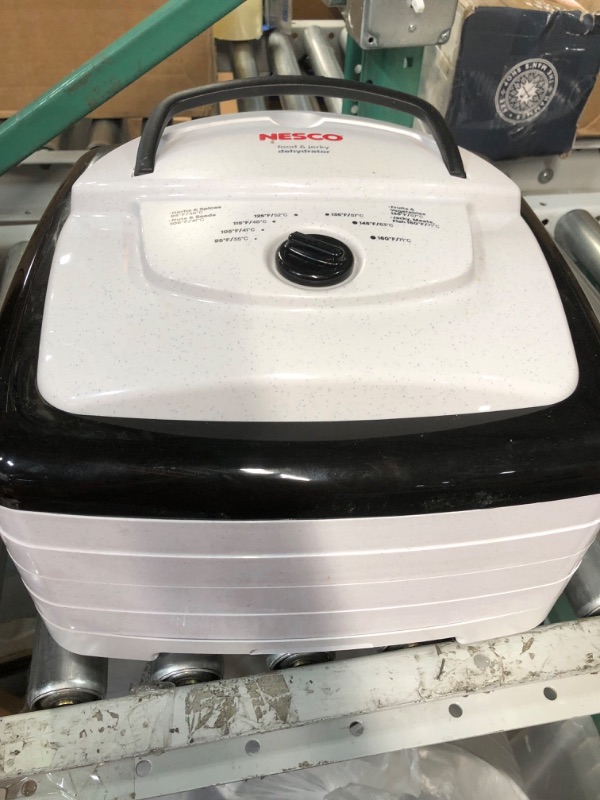 Photo 1 of **UNABLE TO TEST**
NESCO FD-80A Square Shaped Food Dehydrator, For Snacks, Fruit, Beef Jerky, White