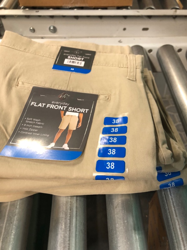 Photo 2 of 3PACK - Member's Mark Men's Everyday Stretch Flat Front Short (TAN) 38