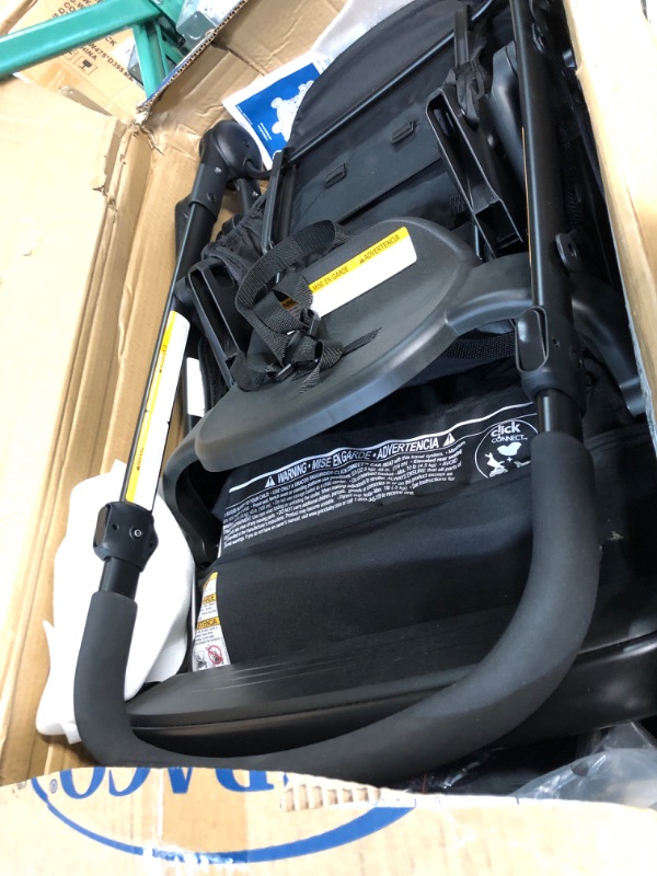Photo 2 of * item missing canopy * missing wheel parts * 
Graco Ready2Grow LX 2.0 Double Stroller Features Bench Seat and Standing Platform Options, Gotham