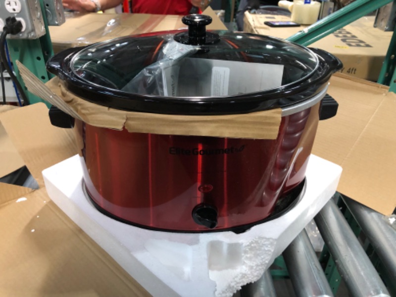 Photo 2 of * major damage * sold for parts * see images *
Elite Gourmet MST-900RXT Electric Ceramic XL Jumbo Slow Cooker