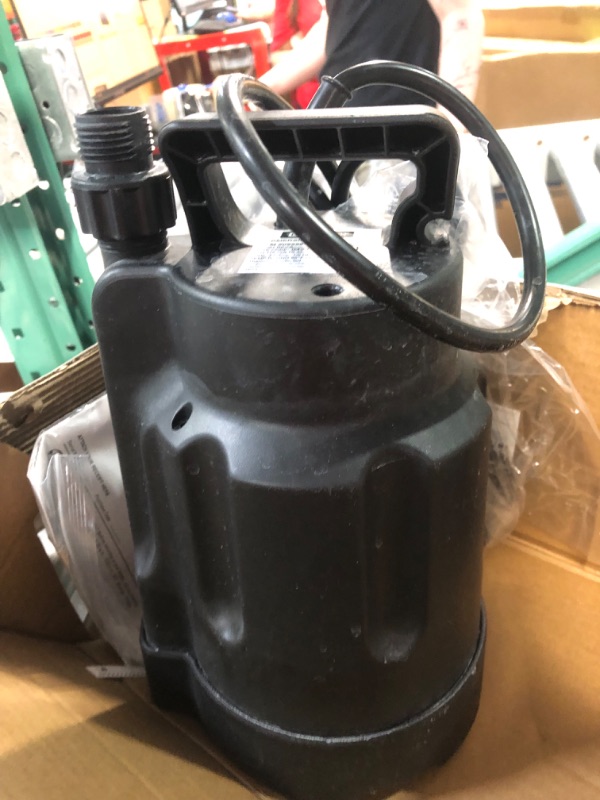 Photo 4 of **PARTS ONLY**
Utilitech 0.167-HP Thermoplastic Submersible Utility Pump | 148001