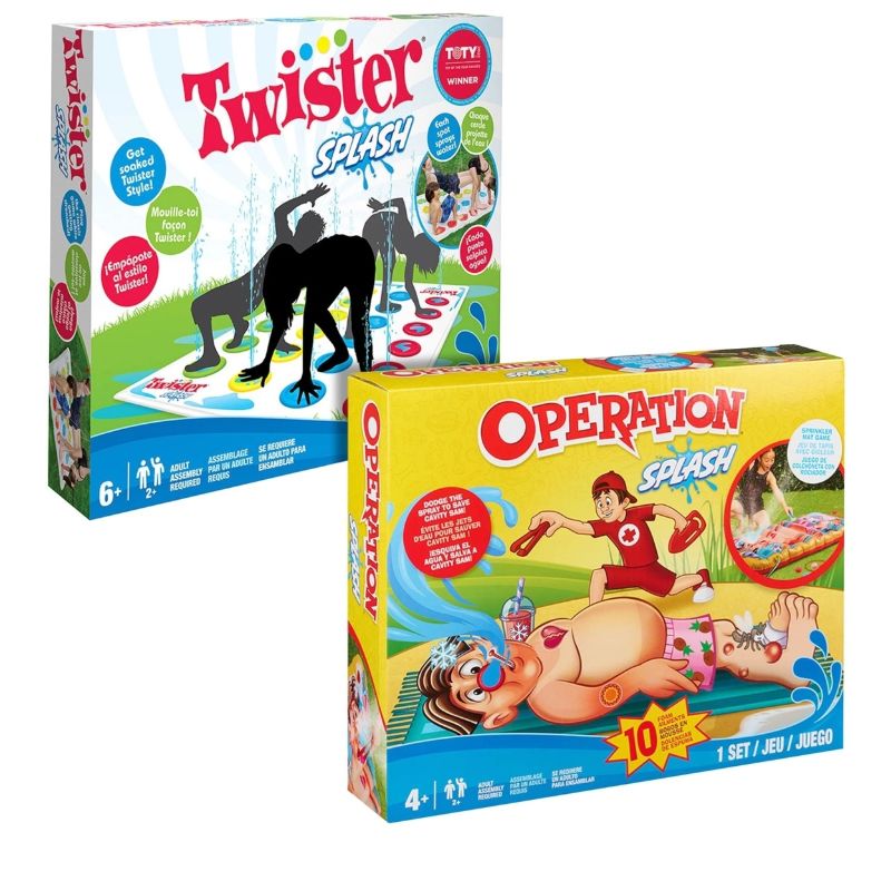 Photo 1 of Hasbro Twister Splash & Operation Splash Games Family Bundle