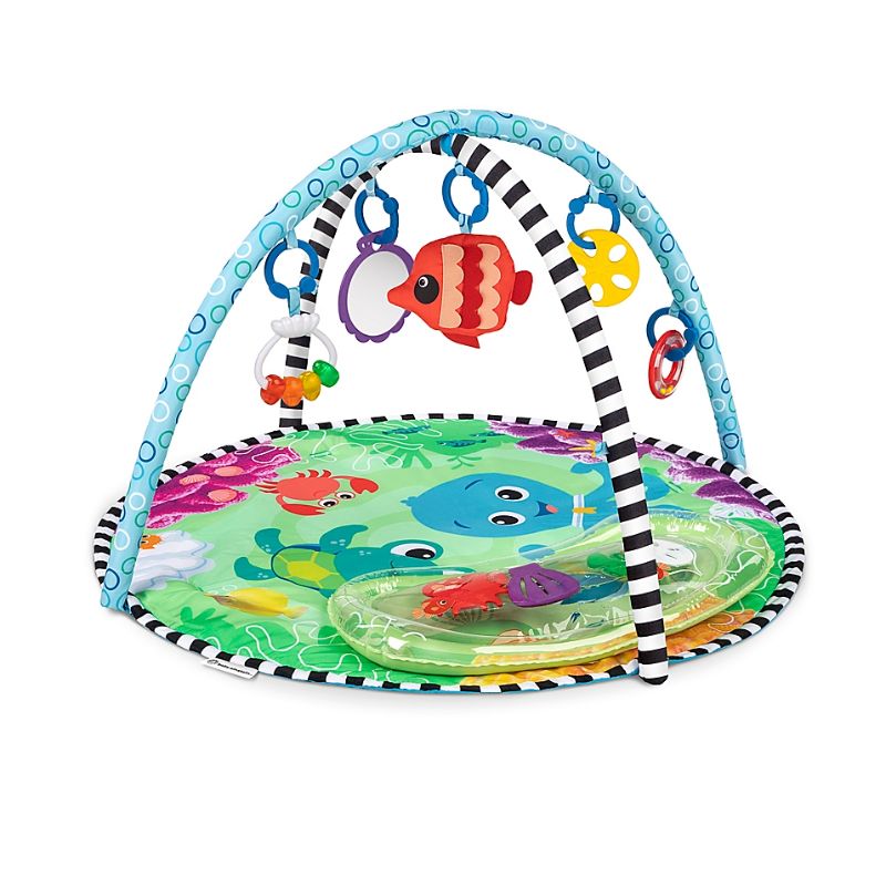 Photo 1 of Baby Einstein Sea Floor Explorers 2-in-1 Water Mat Portable Tummy Time Activity Play Gym Water Mat Activity Gym