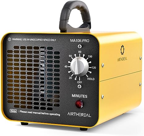 Photo 5 of Airthereal MA10K-PRO Ozone Generator 10000 mg/h High Capacity O3 Machine Yellow