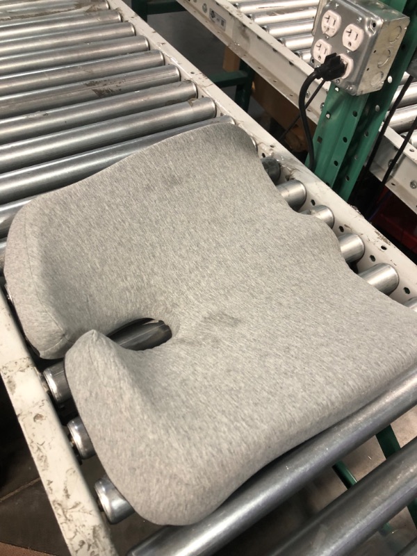 Photo 1 of *STAINED* Cushion Lab Patented Pressure Relief Seat Cushion for Long Sitting Hours-GRAY