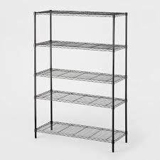 Photo 1 of * used item * loose pieces * 
 5-Tier Wire Shelving Unit  Metal Shelf Organizer Garage Storage
