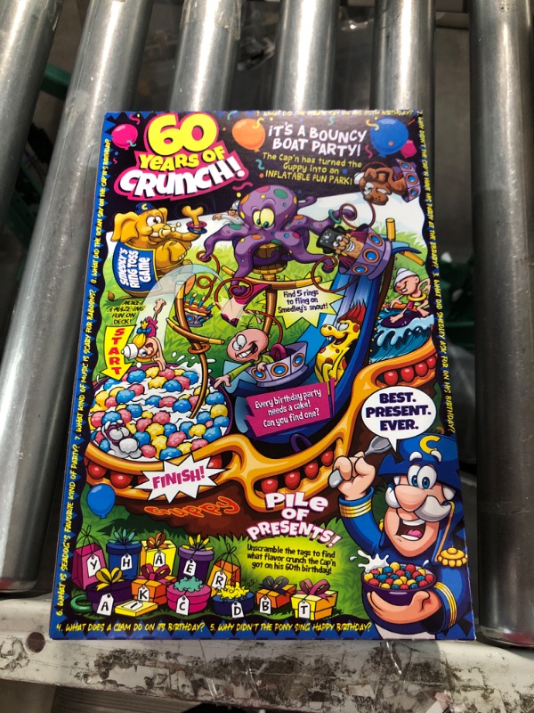 Photo 3 of Cap'N Crunch Breakfast Cereal 60th Birthday - Birthday Cake flavor (9 oz Box)