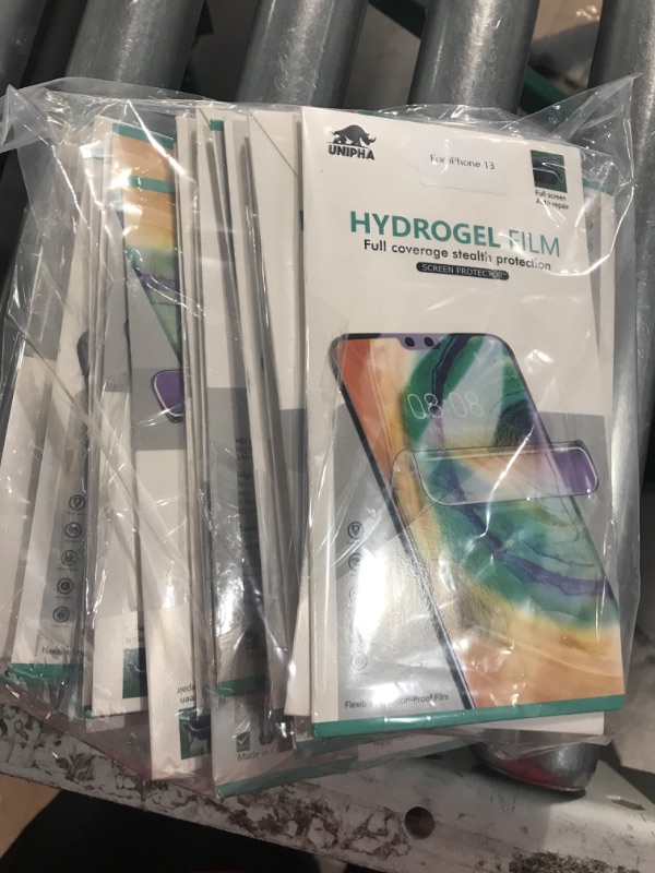 Photo 2 of  Hydrogel Film Screen Protector Compatible with iPhone 13 / 13 Pro, iPhone 14 (6.1") iPhone 13 / 13 Pro / iPhone 14 
24 PACK
