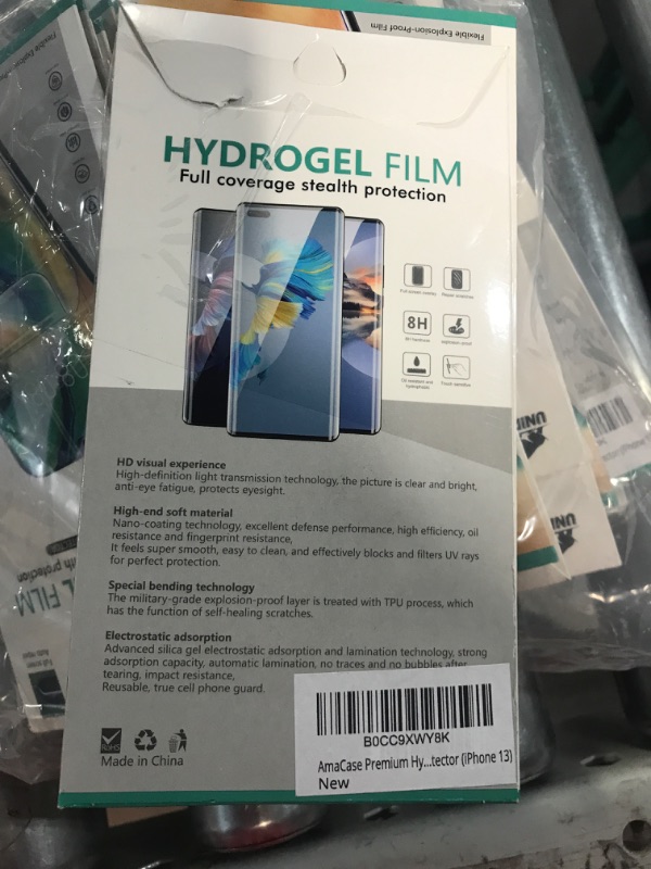 Photo 3 of  Hydrogel Film Screen Protector Compatible with iPhone 13 / 13 Pro, iPhone 14 (6.1") iPhone 13 / 13 Pro / iPhone 14 
24 PACK