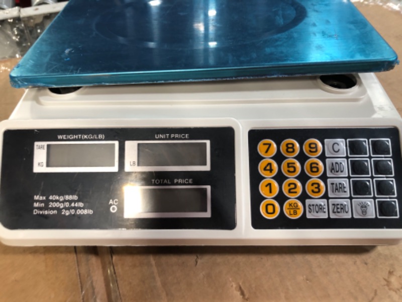 Photo 2 of [FOR PARTS, READ NOTES]
Digital Commercial Price Scale 88lb/40kg Price Computing Scale