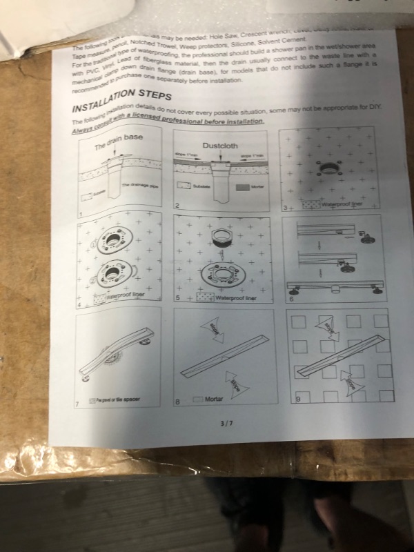 Photo 1 of Sharp-tec 24 inch Linear Shower Drain,(Drain Base is Not Included) Gold 24 inch