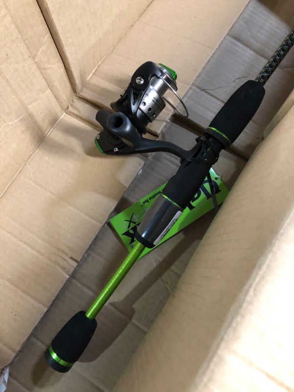 Photo 2 of **PARTS ONLY**
Ugly Stik 5’6” GX2 Spincast Youth Fishing Rod and Reel Spinning Combo, 2 Piece Rod, Size 30 Reel, Right/Left Hand Position