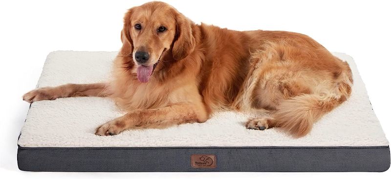 Photo 1 of (STOCK PHOT FOR SAMPLE ONLY) - L Dog Bed Extra Large Orthopedic Dog Bed - GREY 