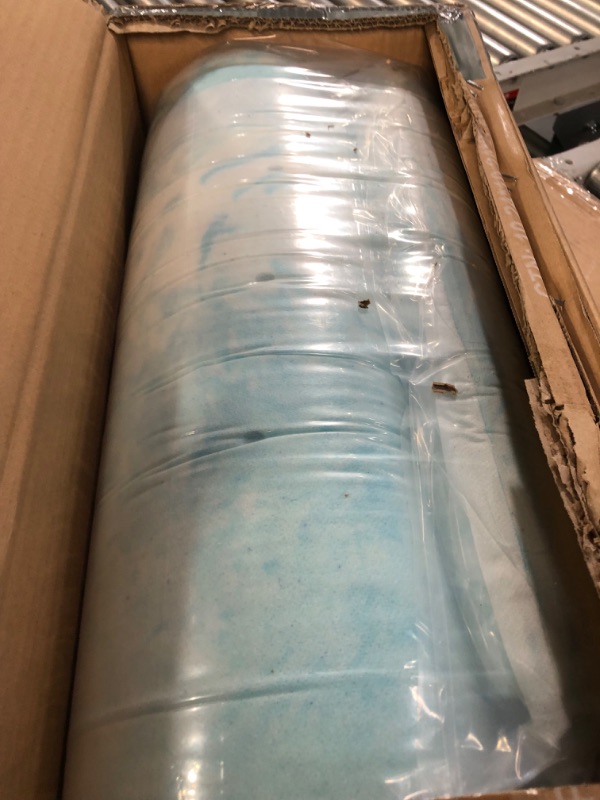 Photo 1 of (STOCK PHOTO FOR SAMPLE ONLY) - Mattress 2 Inch Ventilated Memory Foam Mattress Topper, CertiPUR-US Certified, Twin XL