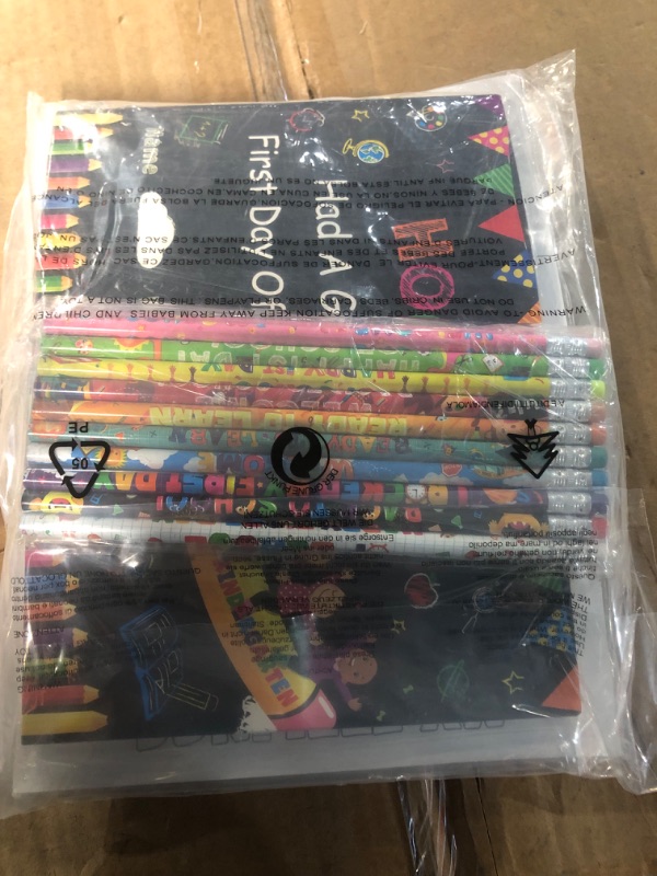 Photo 2 of 90PCS Back to School Supplies, 30PCS Pencils 30PCS Certificates 30PCS Coloring Postcard - (2 PACK) 