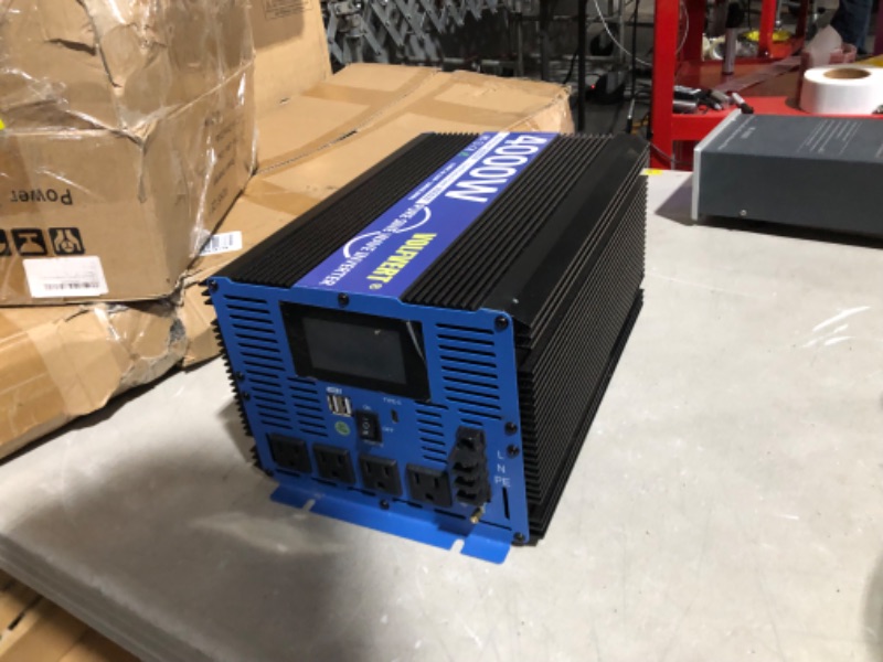 Photo 7 of ***UNABLE TO TEST - NO CABLES INCLUDED***
4000W Pure Sine Wave Power Inverters DC 12V to AC 110V 120V with Type-C Port 4