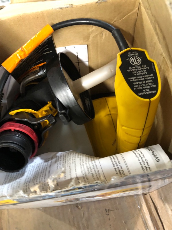 Photo 3 of **USED/DIRTY**  Wagner Spraytech 2419327 Control Spray QX5 Paint Sprayer, Yellow and Black