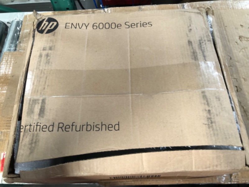 Photo 1 of HP Envy 6055e Wireless Color All-in-One Printer - White