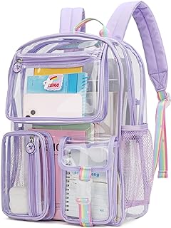 Photo 1 of LISINUO Clear Backpack for Girls,